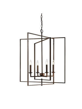 3232-RBZ Millennium Lighting Nellis - 4 Light Pendant-30.75" Rubbed Bronze